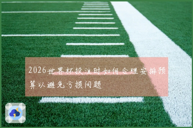 2026世界杯投注时如何合理安排预算以避免亏损问题